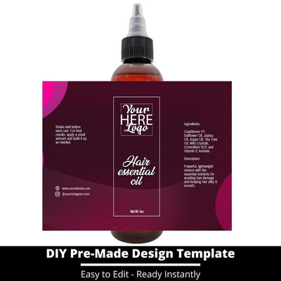 Hair Essential Oil Design Template 65