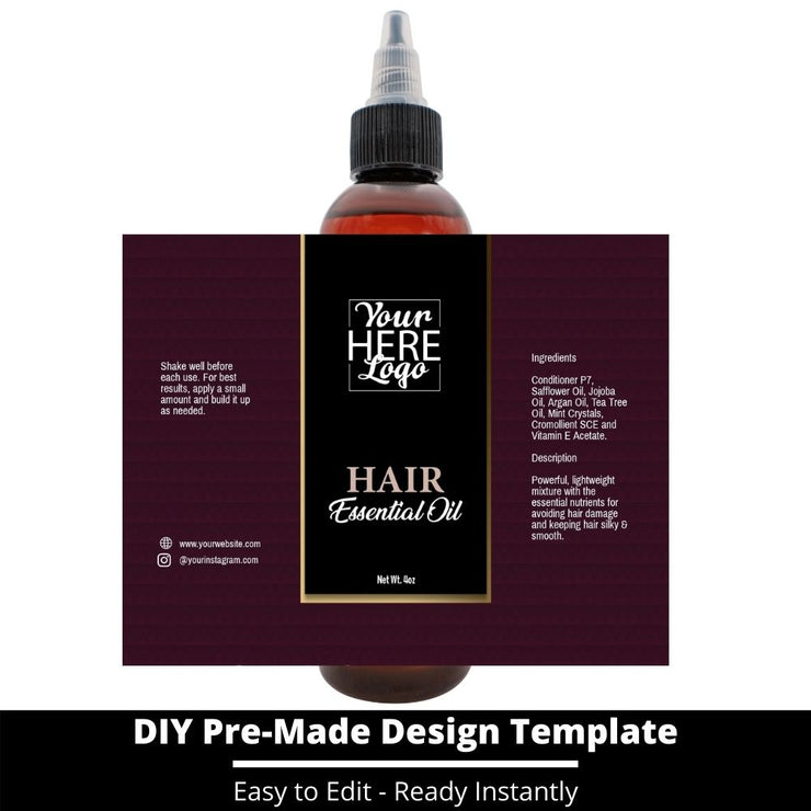 Hair Essential Oil Design Template 69
