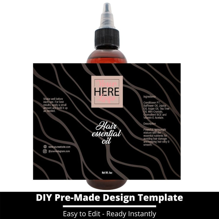 Hair Essential Oil Design Template 6