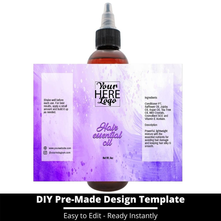 Hair Essential Oil Design Template 87