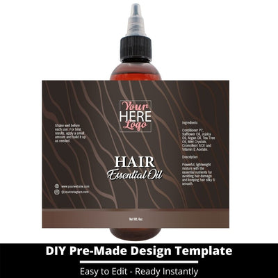 Hair Essential Oil Design Template 8