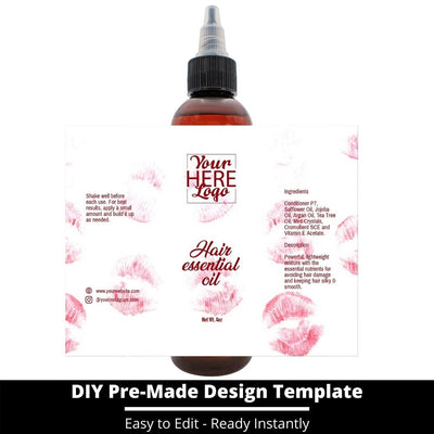 Hair Essential Oil Design Template 92