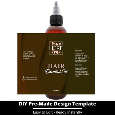 Hair Essential Oil Design Template 9