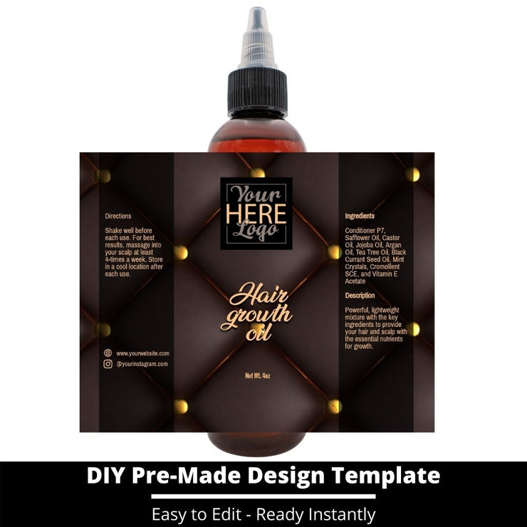 Hair Growth Oil Template 101