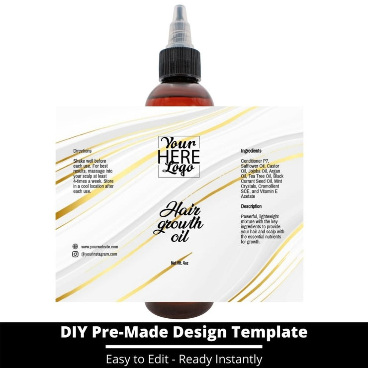 Hair Growth Oil Template 104