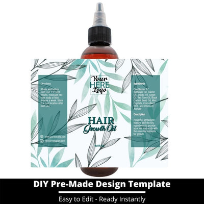 Hair Growth Oil Template 107