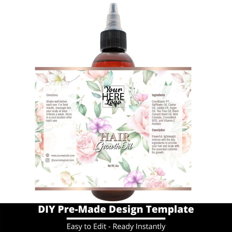 Hair Growth Oil Template 109