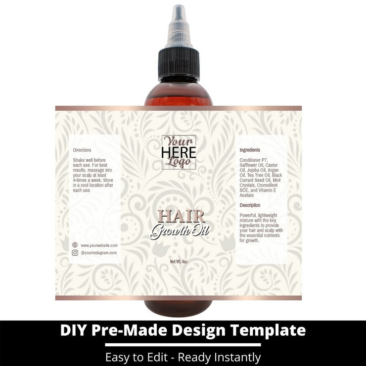 Hair Growth Oil Template 110