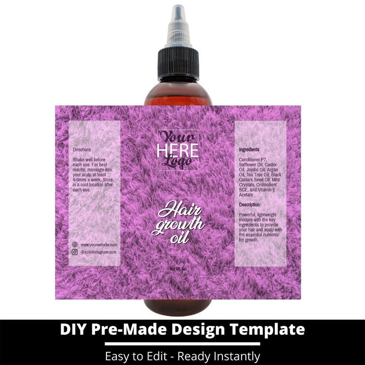 Hair Growth Oil Template 115