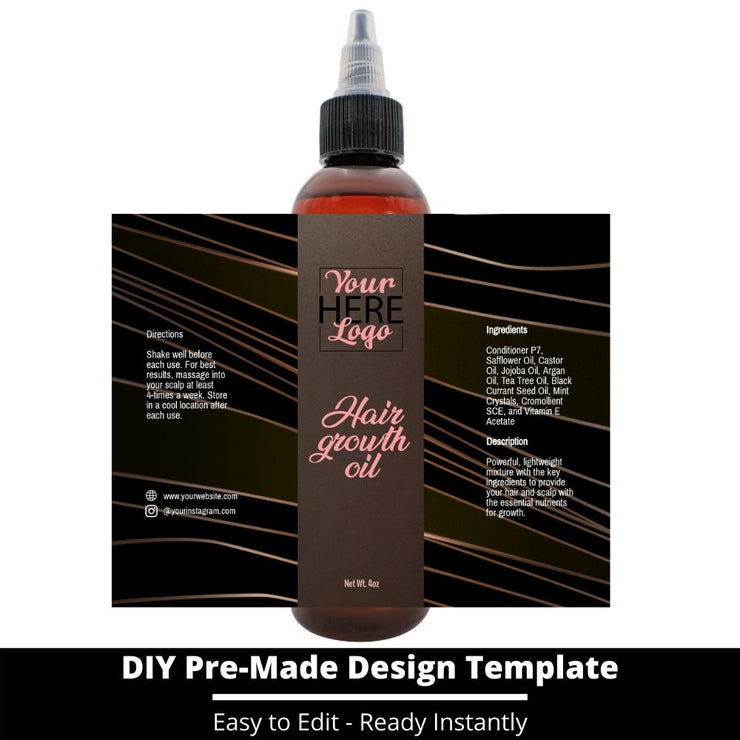 Hair Growth Oil Template 12