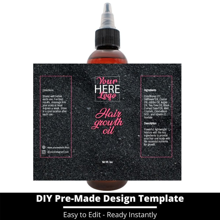 Hair Growth Oil Template 130