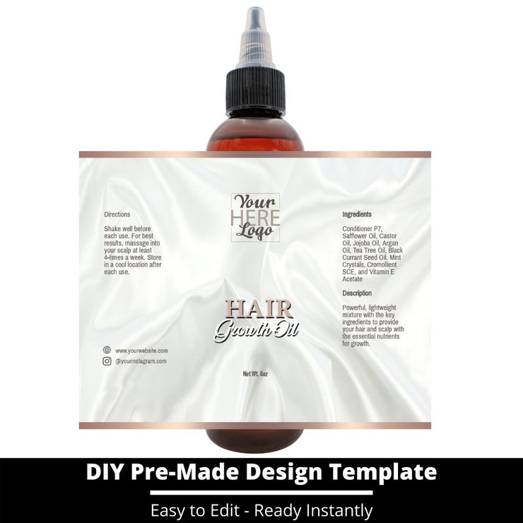 Hair Growth Oil Template 138