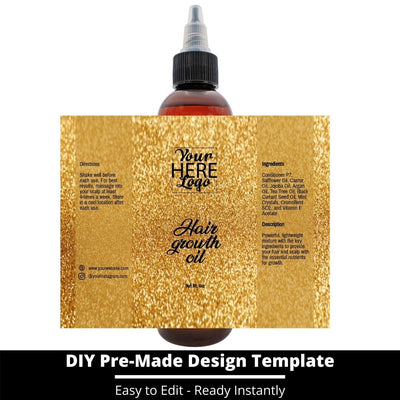 Hair Growth Oil Template 140