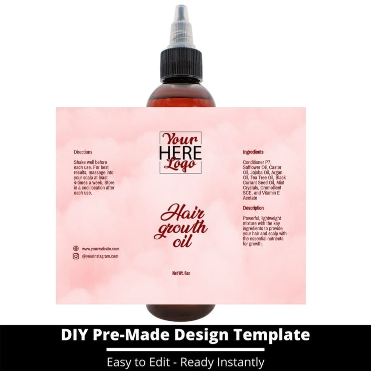 Hair Growth Oil Template 143