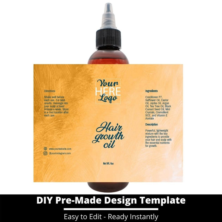 Hair Growth Oil Template 145