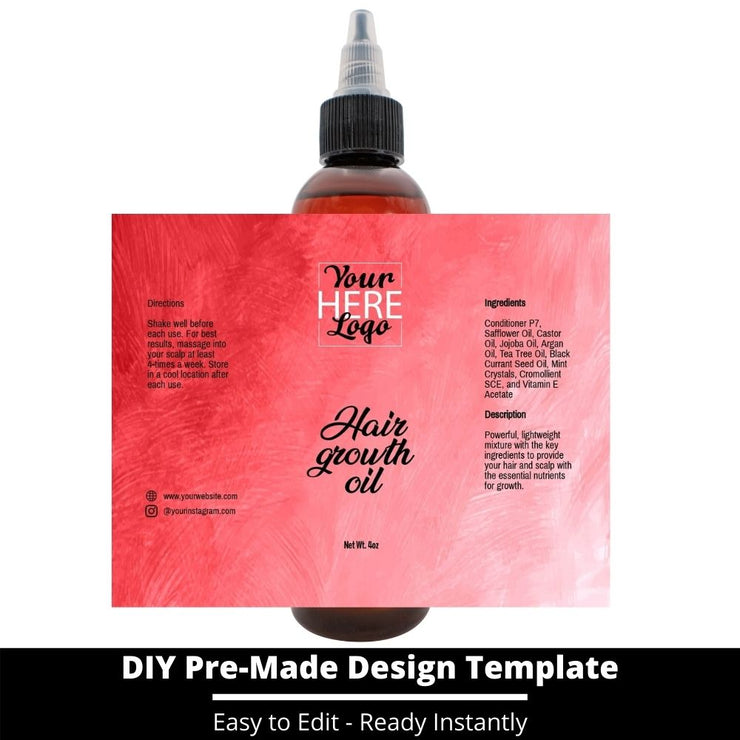 Hair Growth Oil Template 146