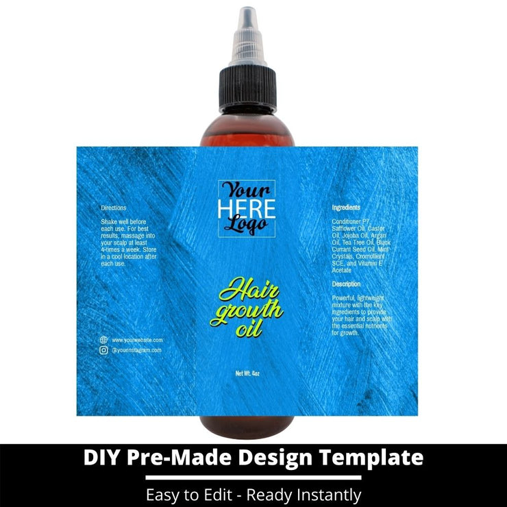 Hair Growth Oil Template 147
