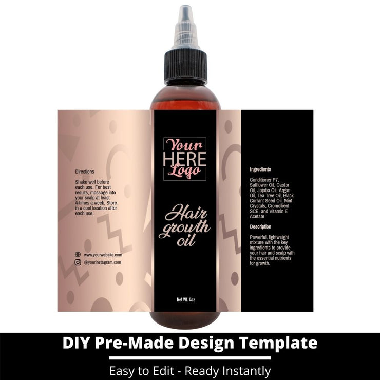 Hair Growth Oil Template 14