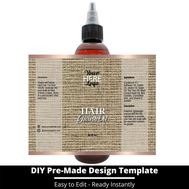 Hair Growth Oil Template 157