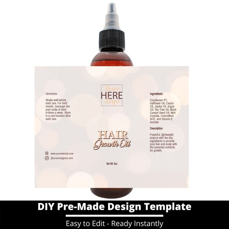 Hair Growth Oil Template 165