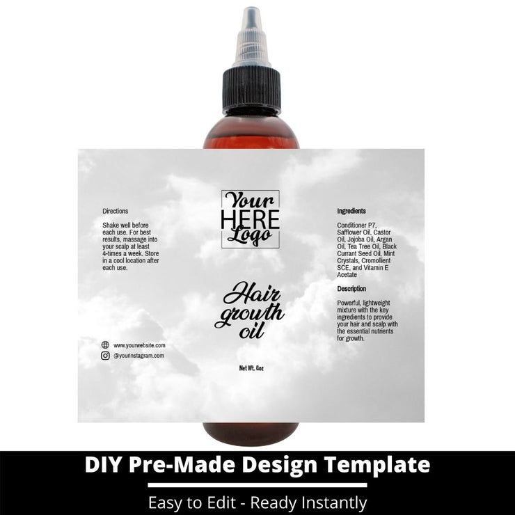 Hair Growth Oil Template 167