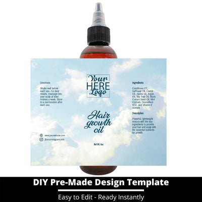 Hair Growth Oil Template 168