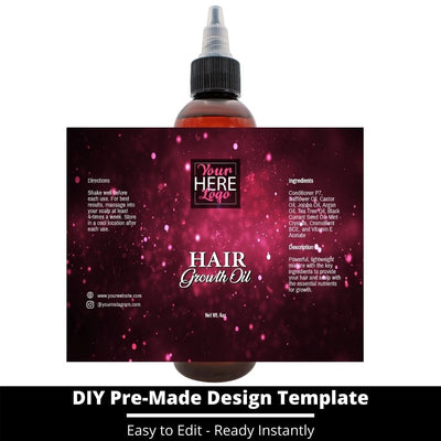 Hair Growth Oil Template 206
