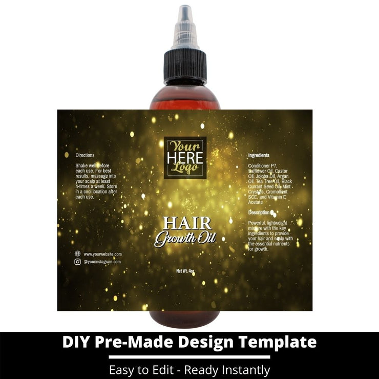 Hair Growth Oil Template 207