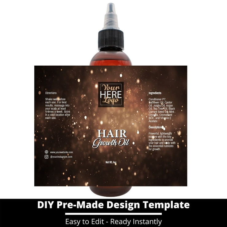 Hair Growth Oil Template 208