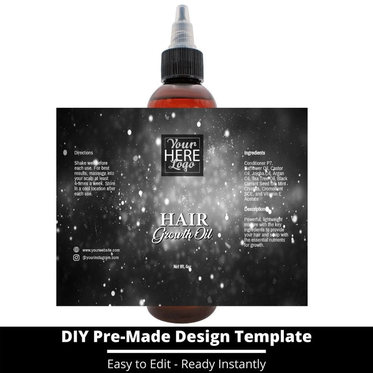 Hair Growth Oil Template 209