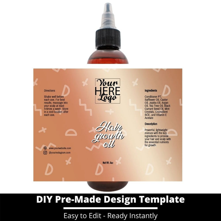Hair Growth Oil Template 215