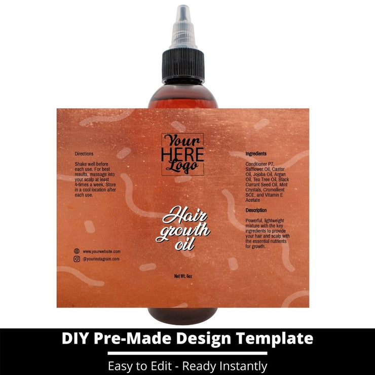 Hair Growth Oil Template 216