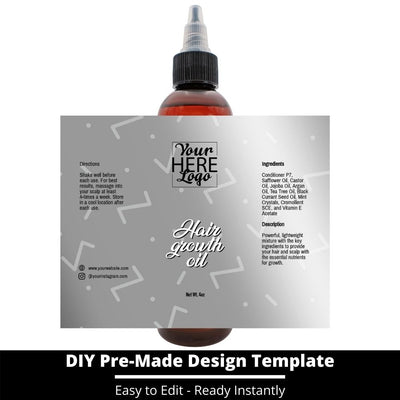 Hair Growth Oil Template 224