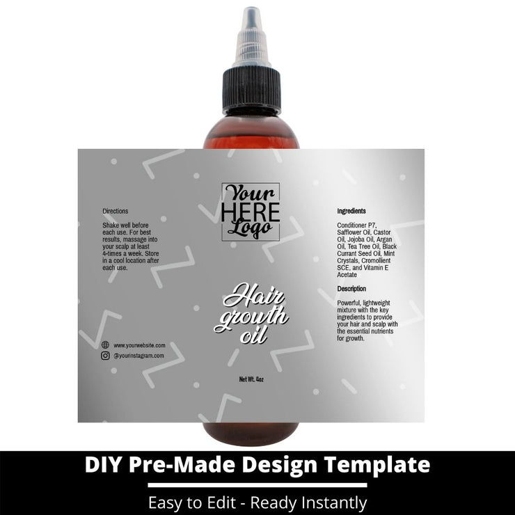 Hair Growth Oil Template 224