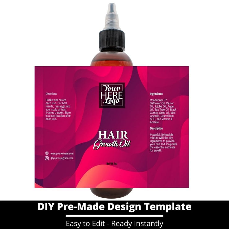 Hair Growth Oil Template 232