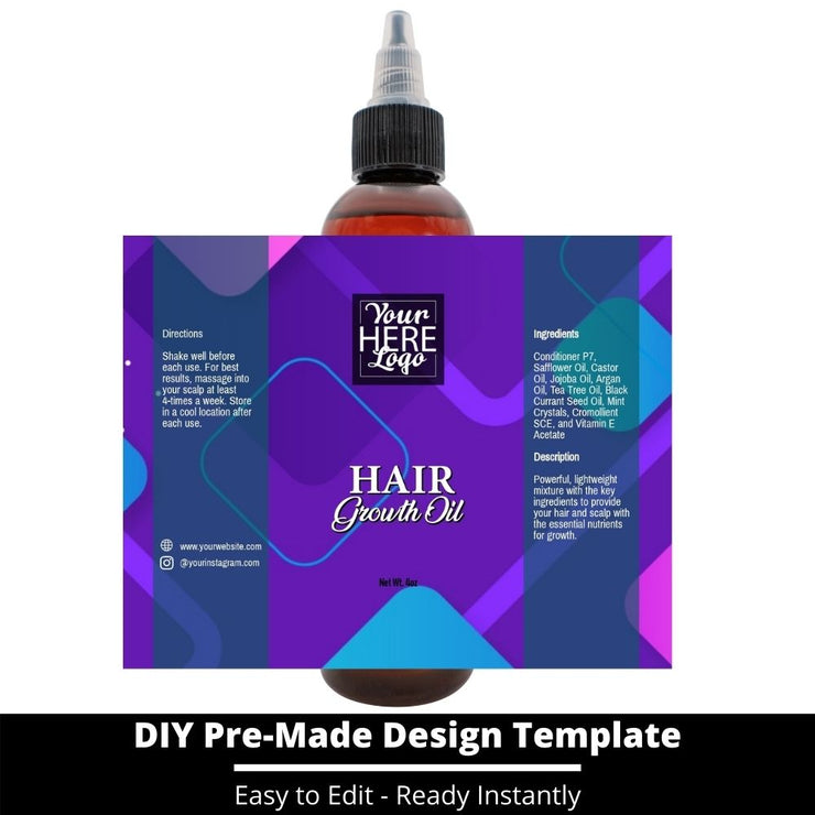 Hair Growth Oil Template 235