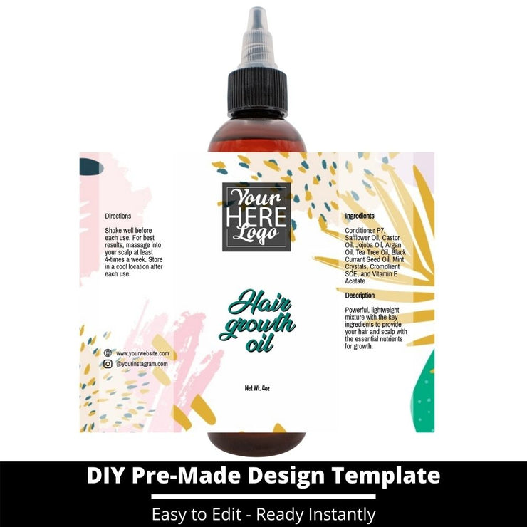 Hair Growth Oil Template 236