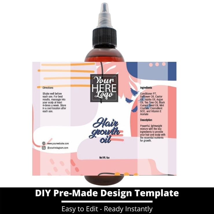 Hair Growth Oil Template 237