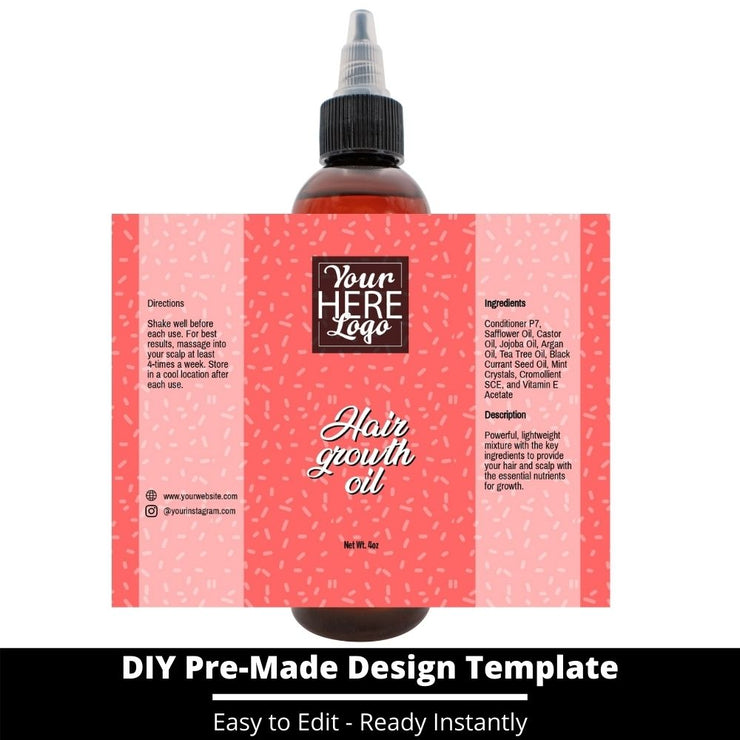 Hair Growth Oil Template 245