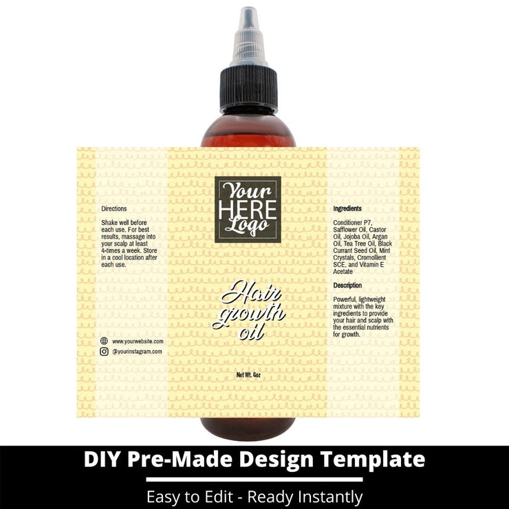 Hair Growth Oil Template 248