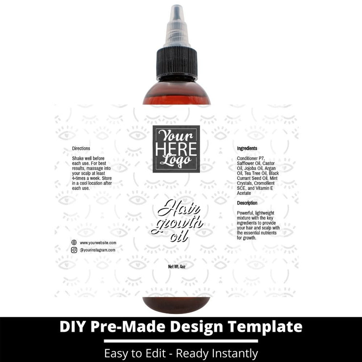 Hair Growth Oil Template 250