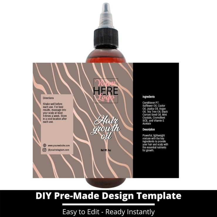 Hair Growth Oil Template 4