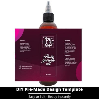 Hair Growth Oil Template 65