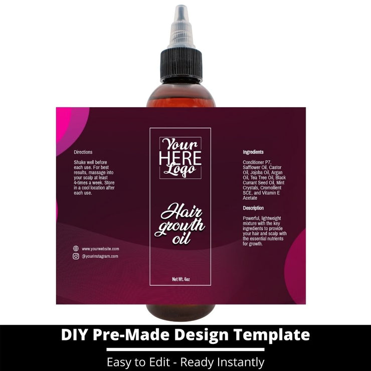 Hair Growth Oil Template 65