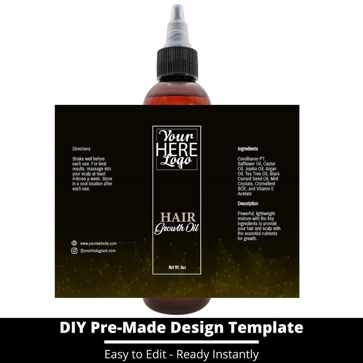 Hair Growth Oil Template 83