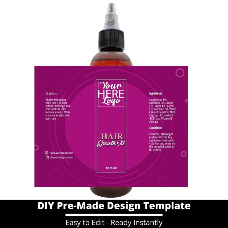 Hair Growth Oil Template 86