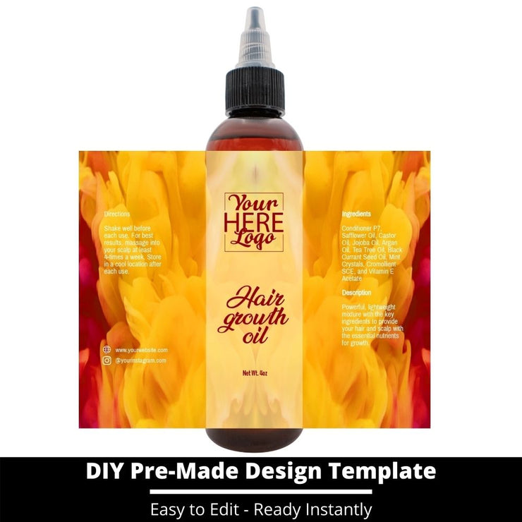 Hair Growth Oil Template 88