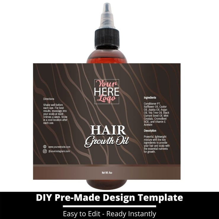Hair Growth Oil Template 8