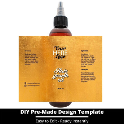 Hair Growth Oil Template 90