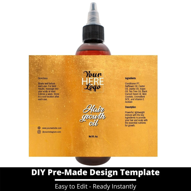 Hair Growth Oil Template 90